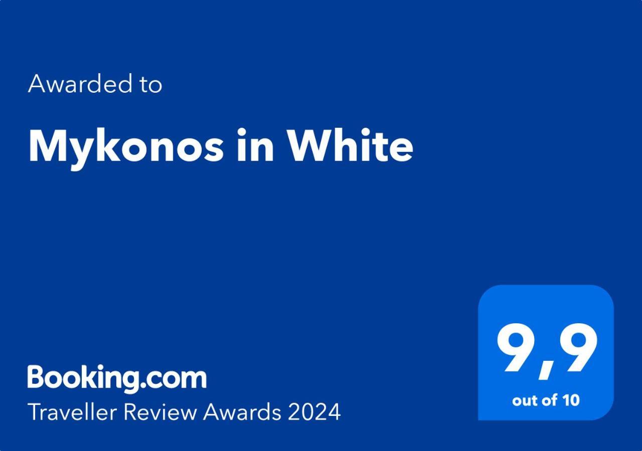 Mykonos In White Villa Mykonos Town Eksteriør bilde